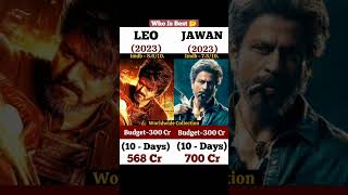 Leo and Jawan: Box Office Titans Go Head to Head! #viralreels #shortsviral #youtube #trending #short