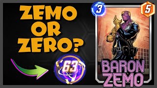 Baron Zemo to INFINITE... but how good was he? | MARVEL SNAP |