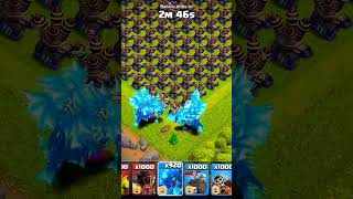 1000 Max Electric Dragon Vs 200 Max Air Defense #clashofclans #coc #clashroyale #clash