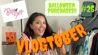 VLOGTOBER 25th: Amazing Halloween Blow Mold Collection at BopnShop! Halloween haul!