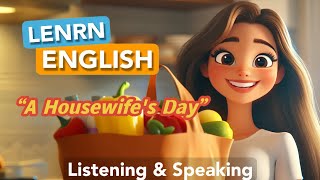 A Housewife's Day | Improve your English I English Listening Skills | Daily life