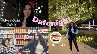 Datenight in Houston | Grocery Shopping | Ra Sushi | Houston River Oaks Lights