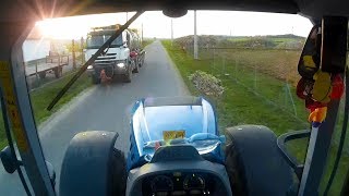 New Holland T7.270 + Annaburger HTS 22.27 [GoPro, Driver view]