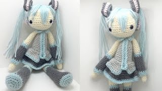 Hatsune Miku Amigurumi Crochet Tutorial Part 1