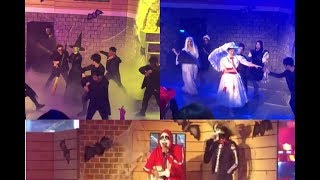 MARIEL PADILLA, AMY PEREZ, JUGS&TEDDY PERFORMING WITH THEIR HALLOWEEN COSTUMES IN SHOWTIME