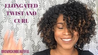 How To | Elongated Twist and Curl Ft. Camille Rose Naturals