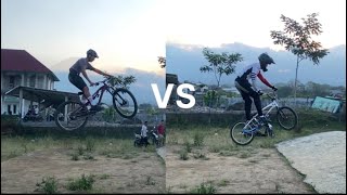 BMX vs MTB || Sirkuit BMX Bambu Runcing Temanggung