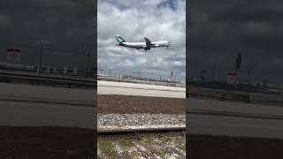 Cathay Pacific Cargo 747-8F take-off MIA to ANC