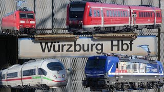 Von ICE 3 Lichtgruß bis 612er ist alles dabei | Zugverkehr aus Würzburg