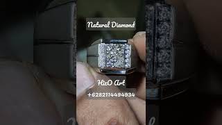 Natural Diamond 6pcs Ring Perak Handmade Minat +6282114494934 #shorts #diamond #diamonds