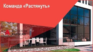 Как растянуть объект в Автокад  - Команда AutoCAD "Растянуть"