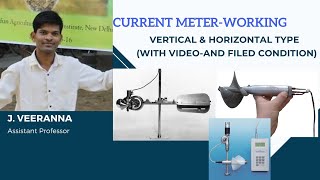 Current meter method for velocity measurement