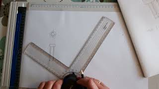 Technical Drawing scale and draw a screw