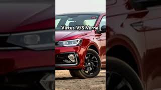 Volkswagen Virtus V/S Hyundai Verna #volkswagen #virtus #hyundai #verna