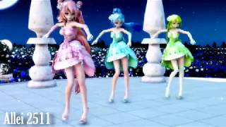 [MMD x Vocaloids] マイルームディスコナイト (My Room Disco Night)