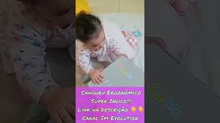 Canguru Ergonômico Seat 3 Posições Carregador De Bebe Comprado na Shopee #canguruergonomico  #kalemi