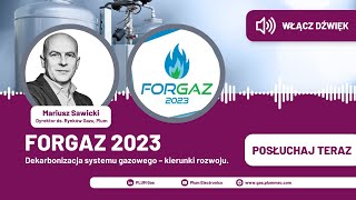 Dekarbonizacja systemu gazowego | Czy i kiedy jest możliwa? | FORGAZ2023 | PLUM Gas |