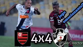 JOGO EMOCIONANTE!! FLAMENGO 4X4 VASCO DEU TRETA!!