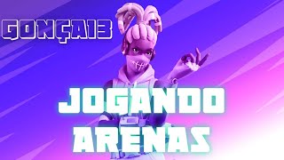 Jogando Arenas Trios/ LIVE DE QUARENTENA  ( LIVE FORTNITE PT / Meta 810 )