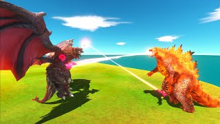 The Thrilling Evolution War: Godzilla vs Destoroyah | Animal Revolt Battle Simulator