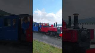 Strange noises from "Russell" steam loco at Barmouth Ferry, Fairbourne Railway 25.05.24 #shorts