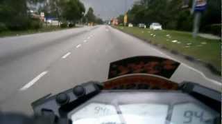 Kawasaki z800 acceleration 0 - 100kmh