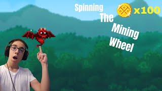 Pixel Worlds - Spinning The Mining Wheel 100 Times