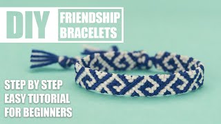 Swirl Greek Beach Summer | Friendship Bracelets Step by Step Tutorial | Easy Tutorial for Beginner