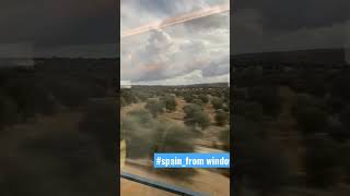 Spain from Train Window