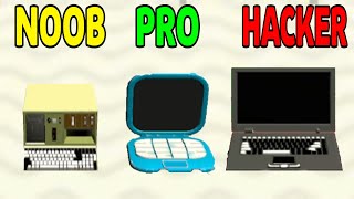 Laptop Evolution PC Runner - NOOB VS PRO VS HACKER