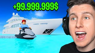 Ich BAUE eine XXL LUXUS YACHT in Roblox!