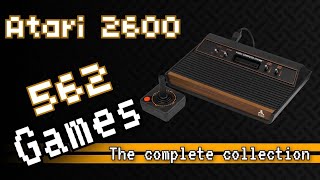 The Atari 2600 collection [562 games] video evolution of