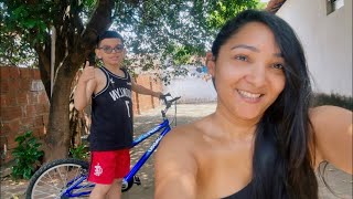 Parte 02: Ensinando Fael andar de bicicleta!