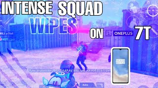 INTENSE SQUAD WIPES ON ONEPLUS 7T | PART–1 | PUBG MOBILE