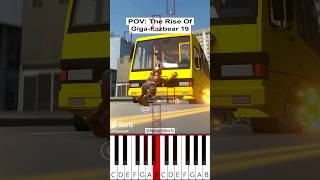 POV: The Rise Of Giga Fazbear 19 (@AgbapsShorts) - Octave Piano Tutorial