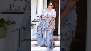 Pure Cotton Kota Doria Saree