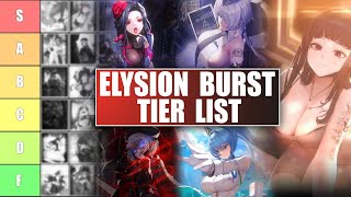 RANKING EVERY ELYSION BURST ANIMATION! | Goddess of Victory: Nikke Tier List | Fan Parody