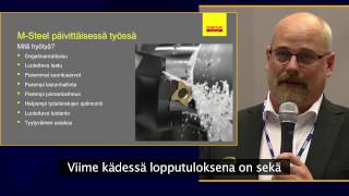 Alihankinta - Åke Nilsson from Sandvik Coromant about M-Steel (Finnish subtitles)