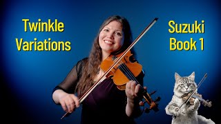 Twinkle, Twinkle Little Star with Variations | Suzuki Violin Book 1 - Song 1