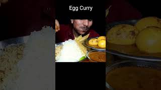 Egg curry with rice eating show asmr #SEater #shorts  #bengalifood #mukbang #spicyfoodseating