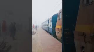 Beautiful Dusky Morning Scene At Railway Station Captured