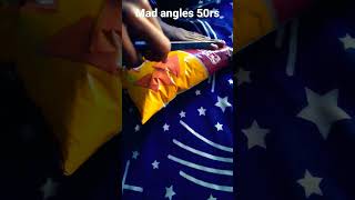 mad angles 130gm 50rs #shorts #unboxingvideo #shortvideo