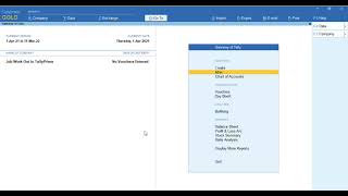 # Job work Out  in TallyPrime