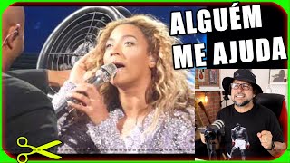 BEYONCE PRENDE CABELO NO VENTILADOR e CONTINUA CANTANDO HALO ✂ Reagindo Cortes