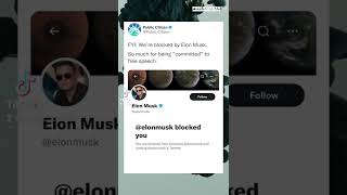 Elon Musk Blocked Us On Twitter #shorts