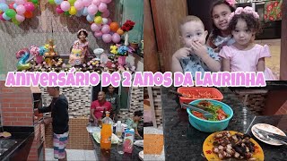 FESTA DE ANIVERSÁRIO 2 ANOS TEMA JARDIM ENCANTADO/COMEMORAÇÃO NA NOVA ÁREA GOURMET