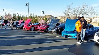 Cars And Coffee At Whitney Ranch CA.