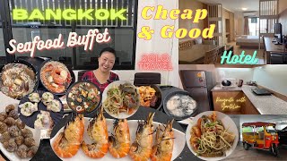 Bangkok 1 Cheap & Good Sitara Hotel & Ratchada Seafood Buffet. Solo Travel @ Reignite with Yanti Lim