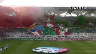 JP85.PL - Legia Warszawa 2-0 Lech Poznań (oprawa)