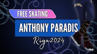 Anthony PARADIS (CAN) | Junior Men Free Skating | Riga 2024